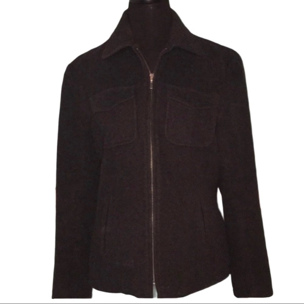 ❤️J CREW CINDER‎ WOOL BLOUSON UTILITY JACKET